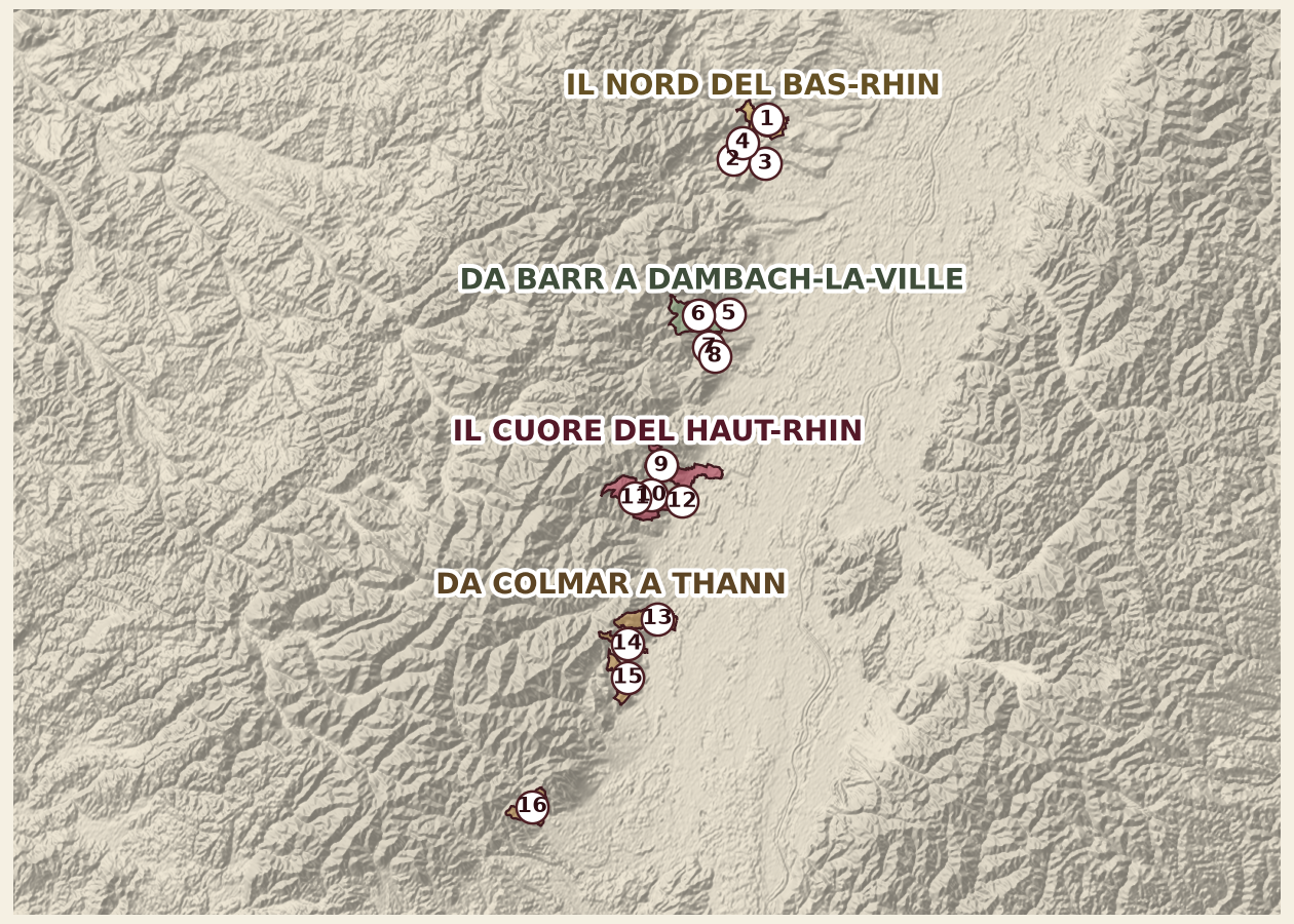Mappa del territorio
