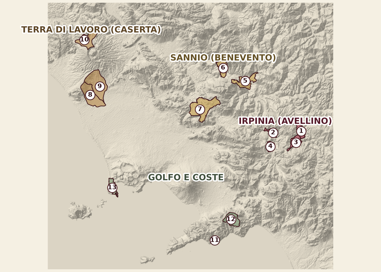 Mappa del territorio