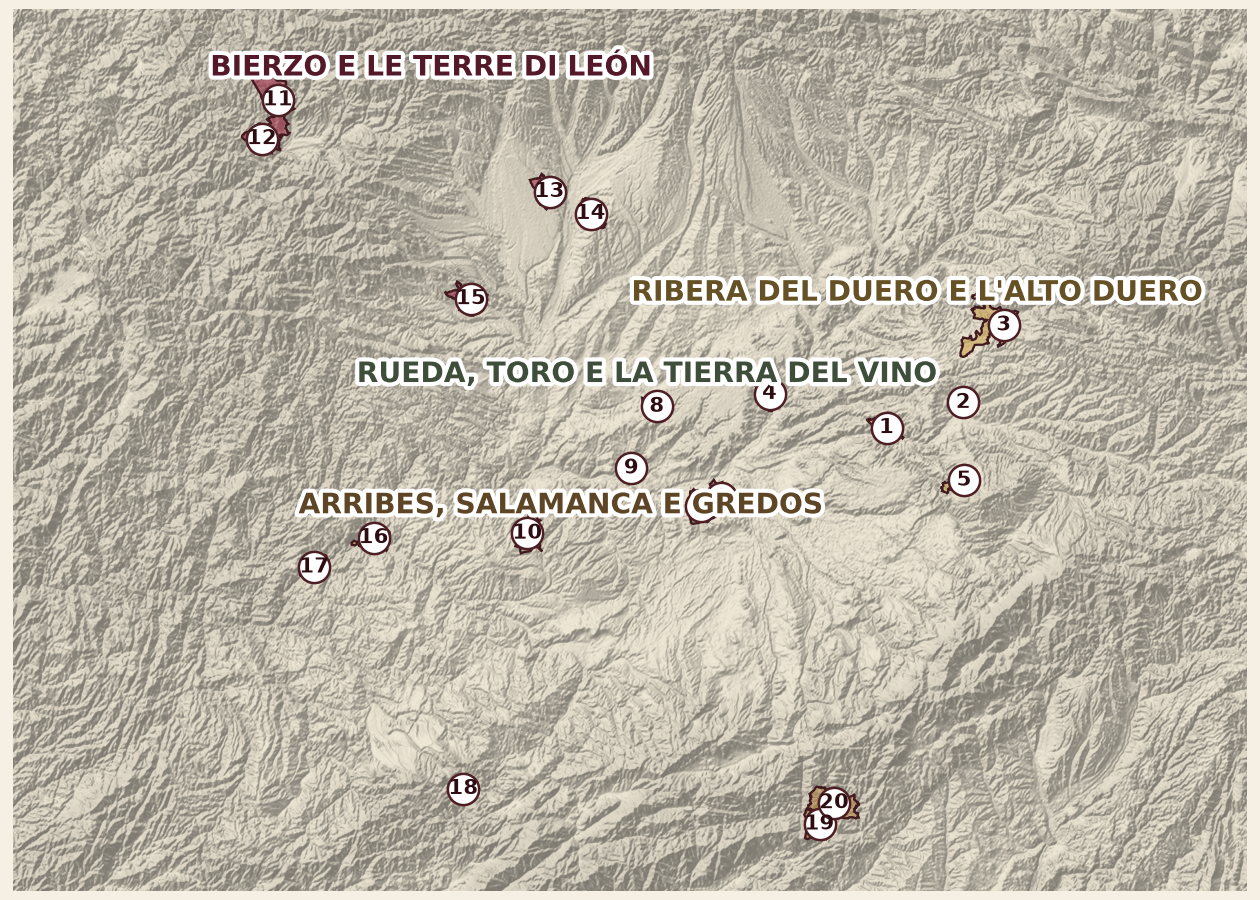 Mappa del territorio