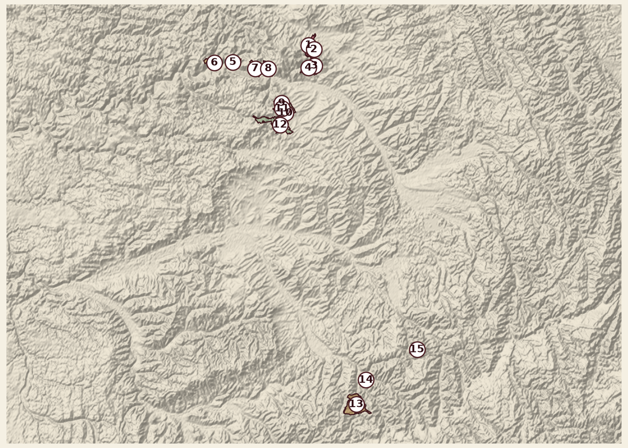 Mappa del territorio