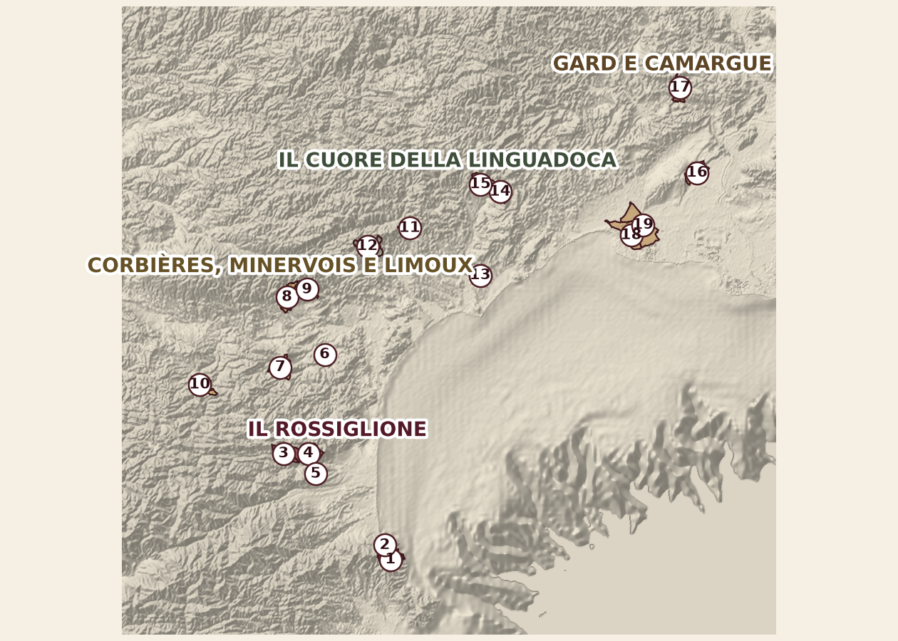 Mappa del territorio