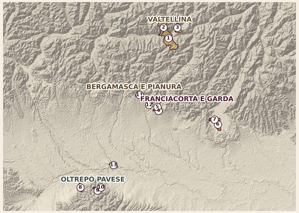 Mappa del territorio