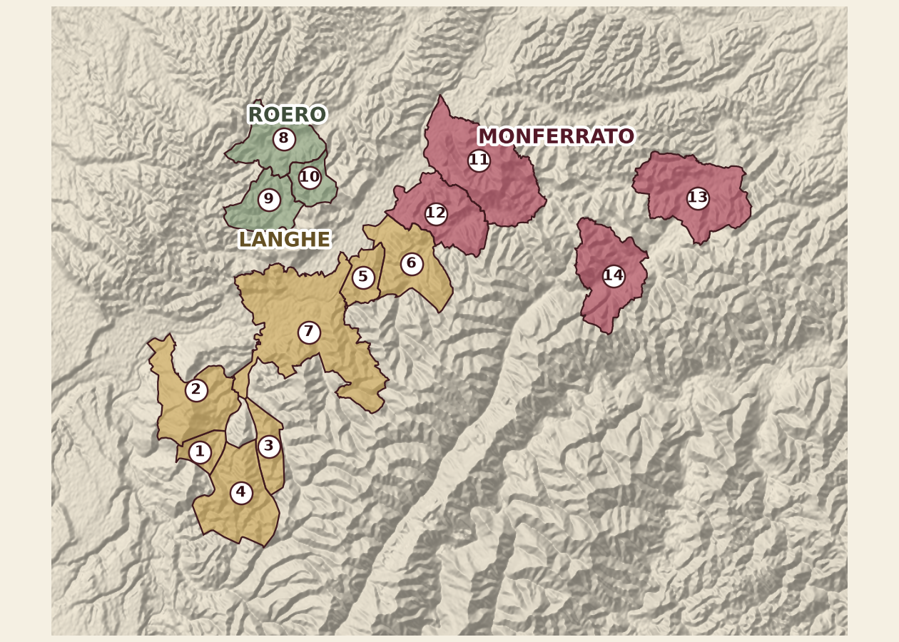 Mappa del territorio