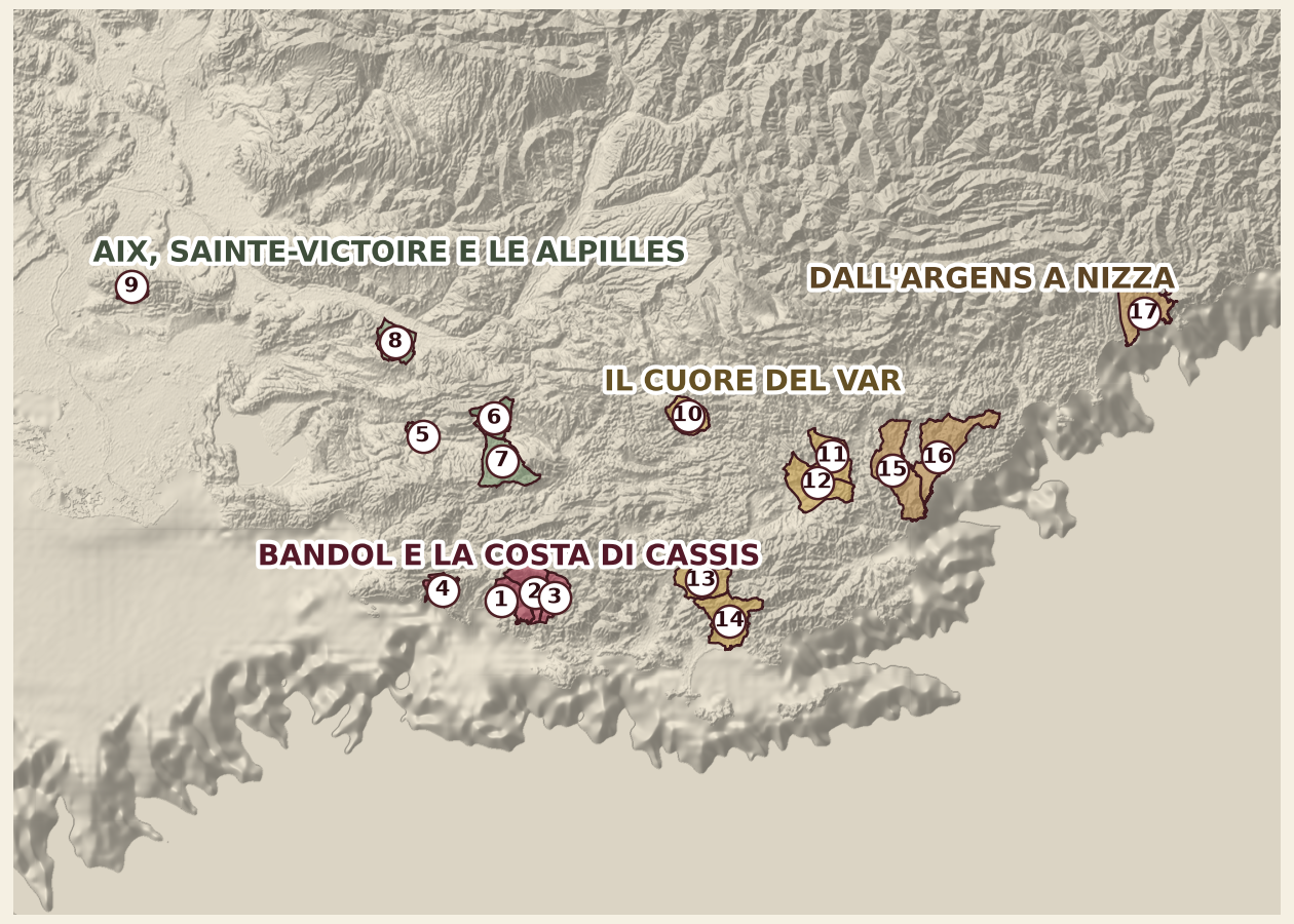 Mappa del territorio