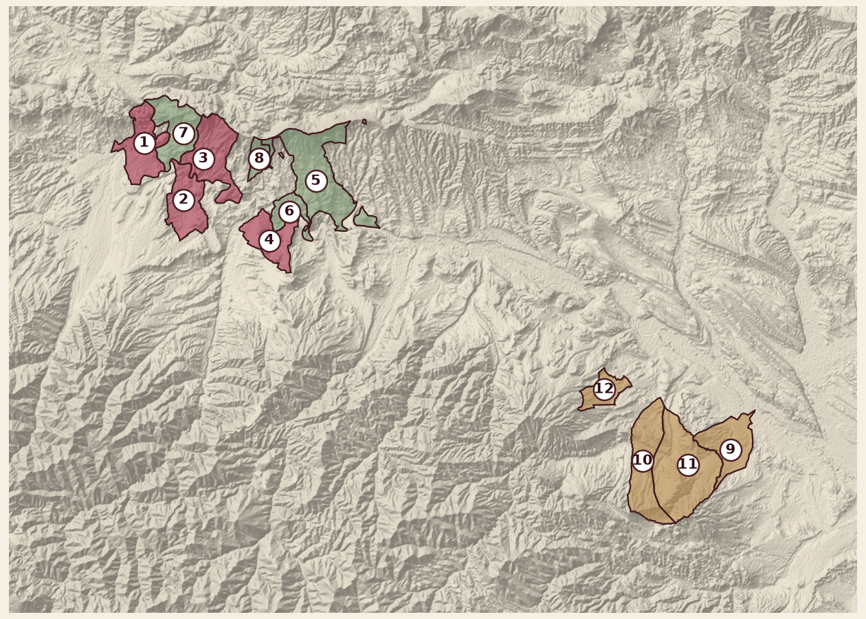 Mappa del territorio