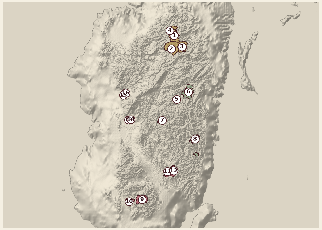 Mappa del territorio