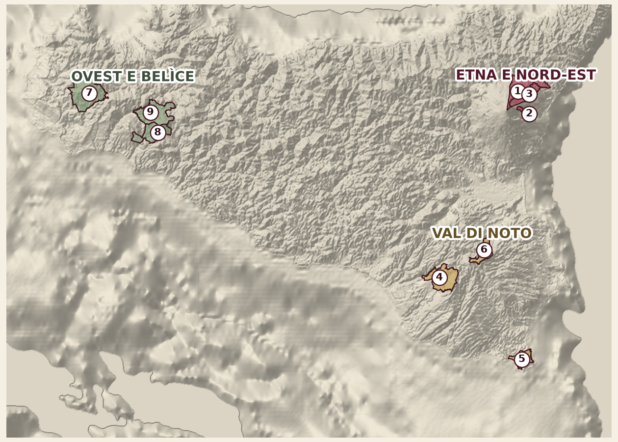Mappa del territorio