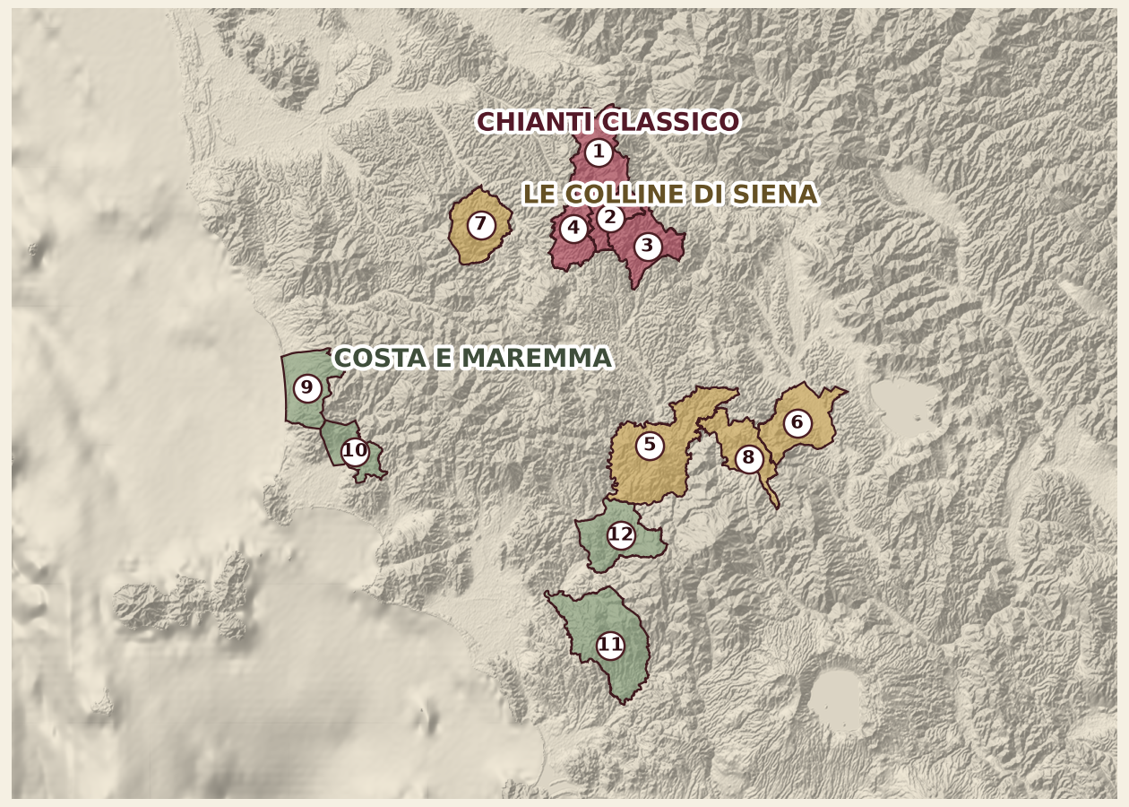 Mappa del territorio