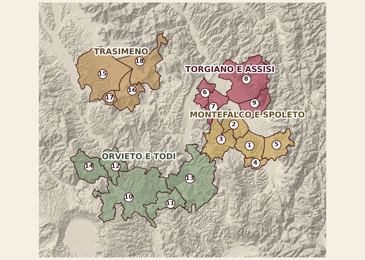 Mappa del territorio